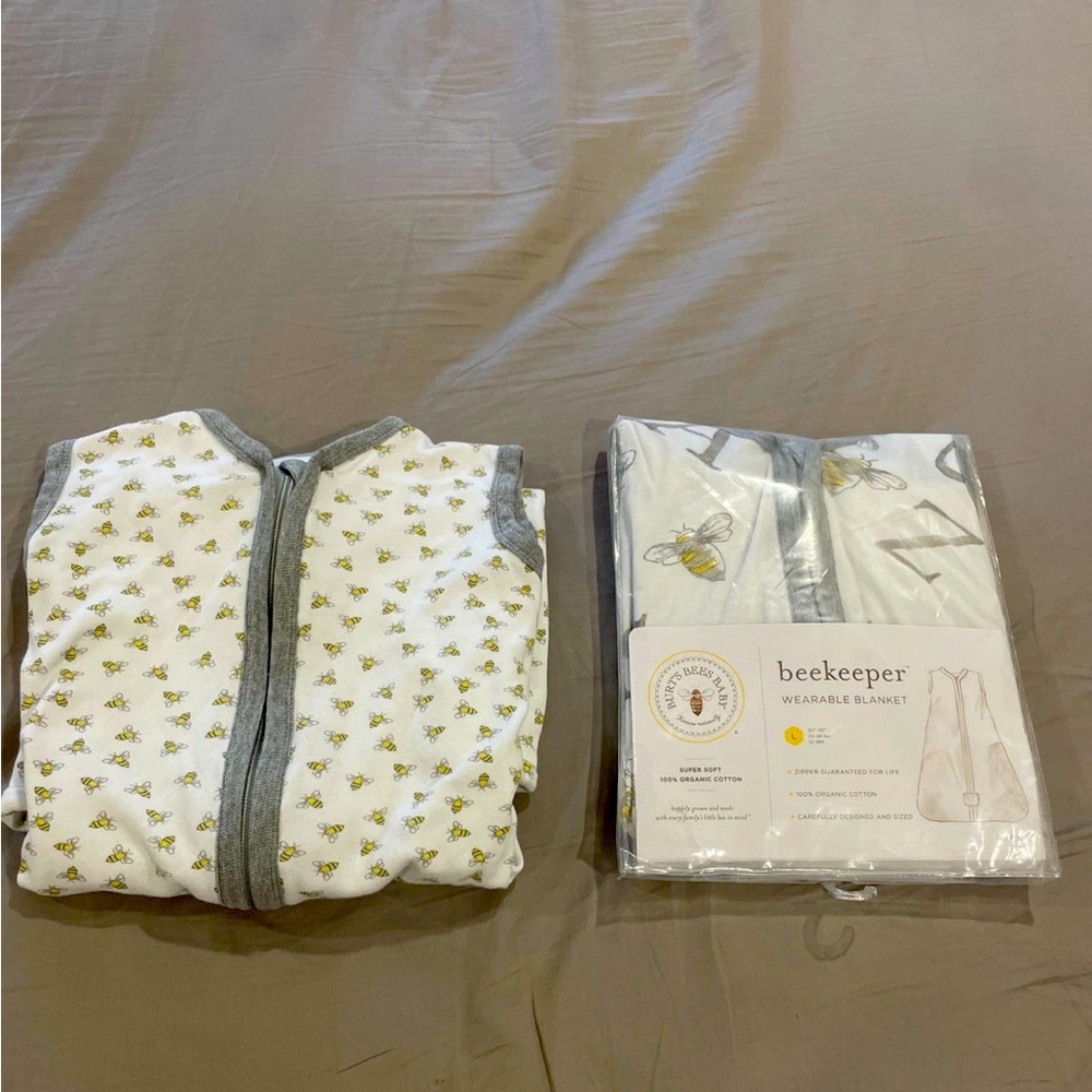 Burts bee's sleep sack wearable blanket 0.5 TOG Large